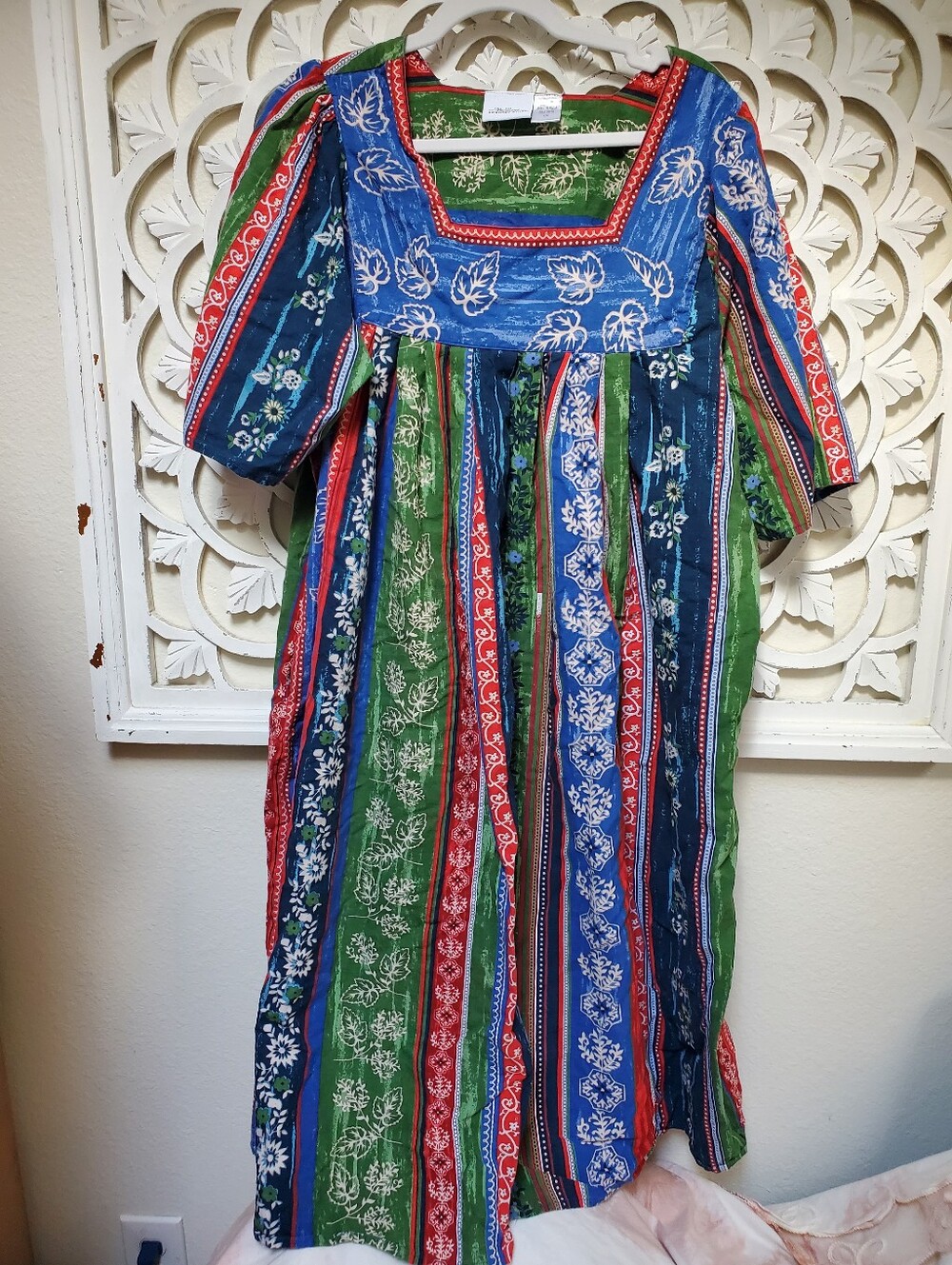 The Vermont Country Store House Dress Mu Mu Dress 1X